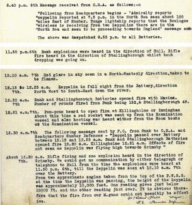 1916 Zeppelin raid report